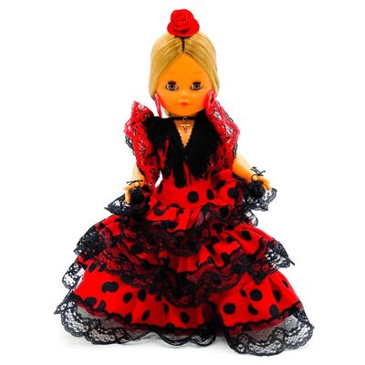 Doll 35 cm traditional regional Spain Andalusian dress_302FRN