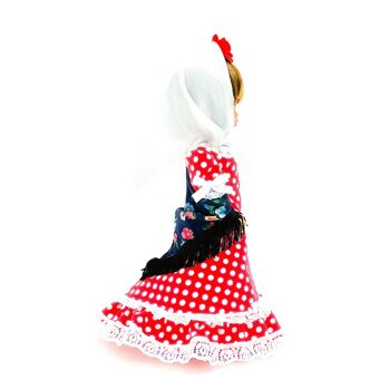 Poupée 35 cm robe traditionnelle espagnole régionale Madrileña_305 2