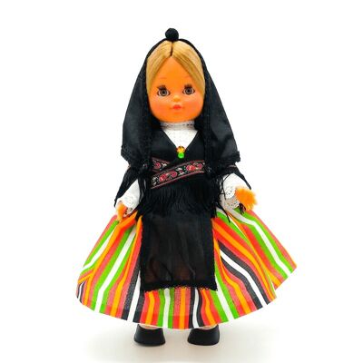 Puppe 35cm regionales traditionelles spanisches Kleid Aranesa_329