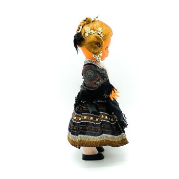 Poupée 35cm robe traditionnelle régionale Espagne Manchega_312 2