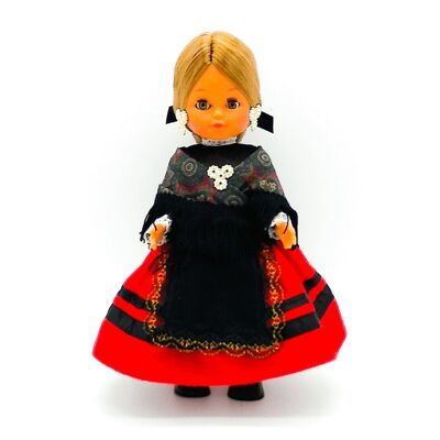 Muñeca 35cm tradicional regional España vestido Riojana_323