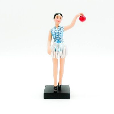 18 cm porcelain collection doll. rhythmic gymnastics_GIM18P-AZ