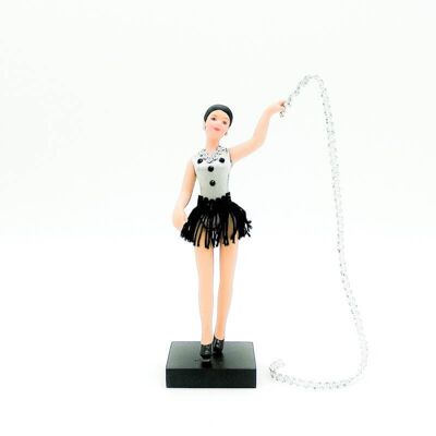 Bambola da collezione in porcellana da 18 cm. ginnastica ritmica_GIM18C-PL
