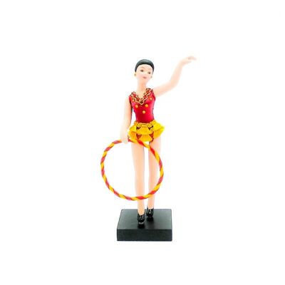 Bambola da collezione in porcellana da 18 cm. ginnastica ritmica_GIM18A-RJ