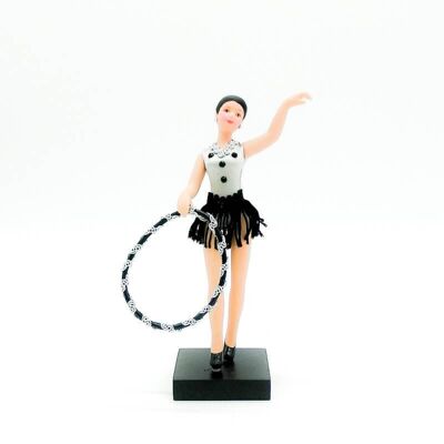 Poupée de collection en porcelaine de 18 cm. gymnastique rythmique_GIM18A-PL