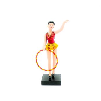 Poupée de collection en porcelaine de 18 cm. gymnastique rythmique_GIM18A-PL 3