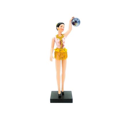 28 cm porcelain collection doll. rhythmic gymnastics_GIM28P-RS