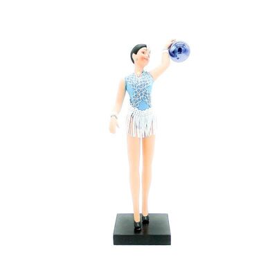28 cm porcelain collection doll. rhythmic gymnastics_GIM28P-AZ