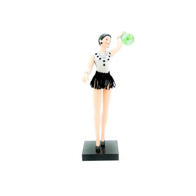 28 cm porcelain collection doll. rhythmic gymnastics_GIM28P-PL
