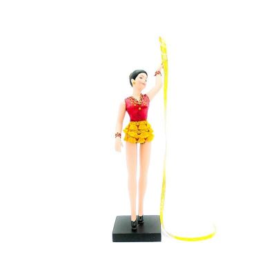 28 cm porcelain collection doll. rhythmic gymnastics_GIM28C-RJ