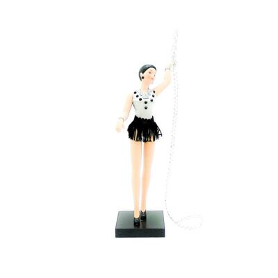 28 cm porcelain collection doll. rhythmic gymnastics_GIM28C-PL