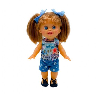 Lara doll 33 cm. with designer trousers and t-shirt_600-PLA