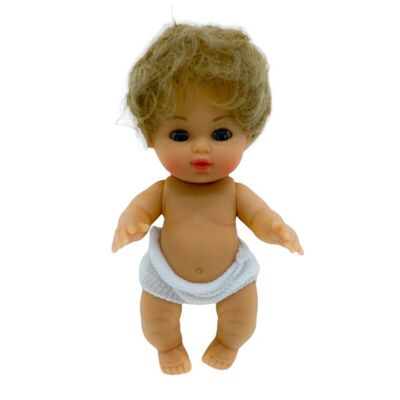 Mini bambola Cocoletas 15 cm nuda capelli corti ricci_MCR-CH