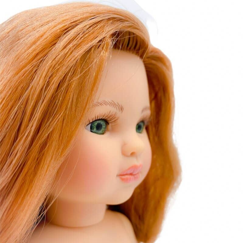 Achat Poupée Simone 40 cm. 100% nude cheveux roux yeux verts_SIM40-01PV