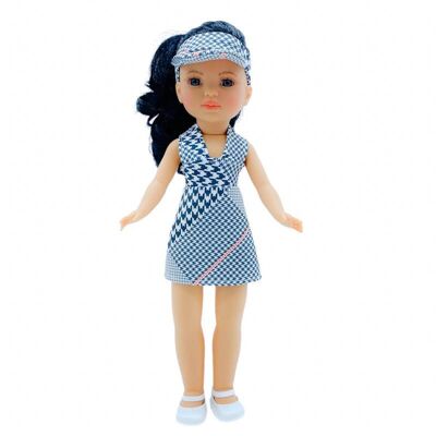 Simona doll 40 cm. 100% vinyl with skirt dress_SIM40-21