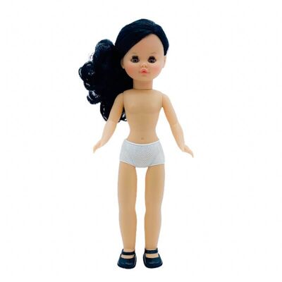 Sintra doll 40 cm. nude black hair brown eyes_421-01NM