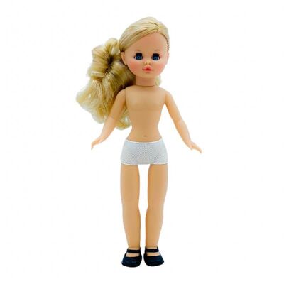 Sintra-Puppe 40 cm. nackt blonde Haare blaue Augen_421-01RA