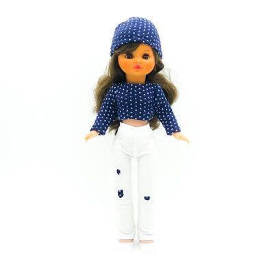 Sintra doll 40 cm. vinyl with pants, hat and jersey_421-03