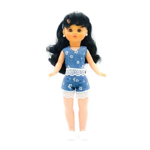 Muñeca Sintra 40 cm.100% vinilo con pantalón y camiseta_421-09