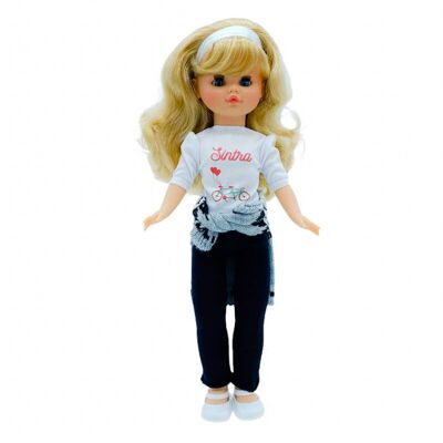 Sintra-Puppe 40 cm mit Designer-Hose und T-Shirt_421-TANDEM