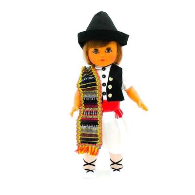 Bambola 35 cm abito tradizionale regionale spagnolo Murciano_308MH