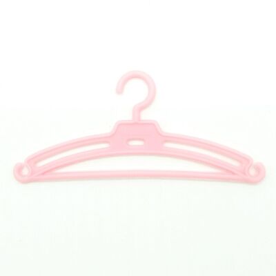 Plastic hanger for doll clothes measuring 10x4 cm._PERCH-BL