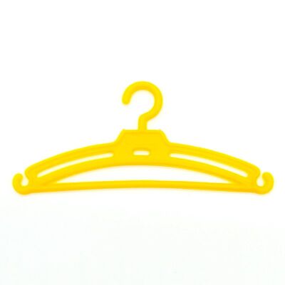 Plastic hanger for doll clothes measuring 10x4 cm._PERCH-AM