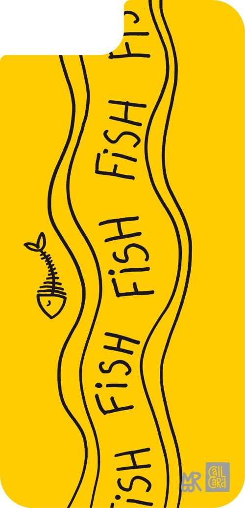 Callcard® iPhone 8+/7+ Fish jaune