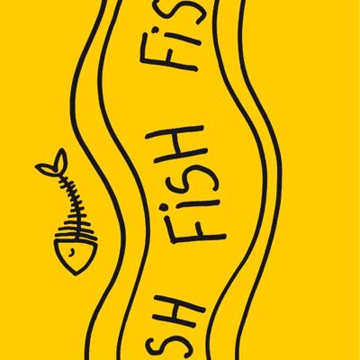 Callcard® iPhone 8 + / 7 + Gelber Fisch