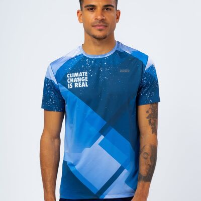 T-shirt Essentials 2.0 pour homme - Bleu activiste et bleu clair