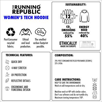 Tech Hoodie 2.0 Femme Rouge Vin 7