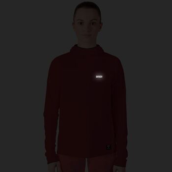 Tech Hoodie 2.0 Femme Rouge Vin 8