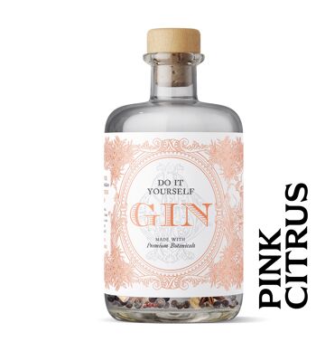Faites votre propre Gin - Edition Pink Citrus - Bouteille de 500 ml 2