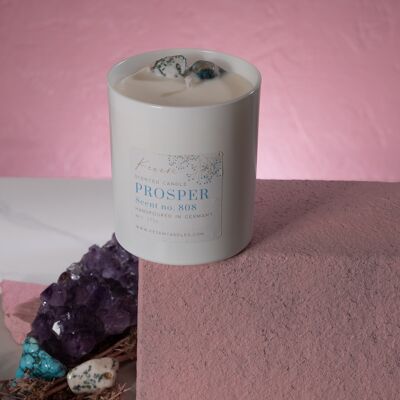 PROSPER - crystal scented candle