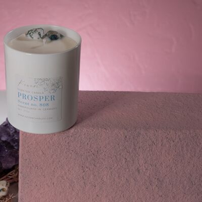 PROSPER - crystal scented candle
