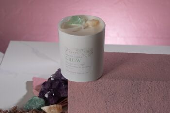 GROW - bougie parfumée en cristal 2