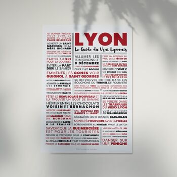 Affiche Lyon – Le guide du Vrai Lyonnais 3