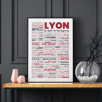 Affiche Lyon – Le guide du Vrai Lyonnais 4