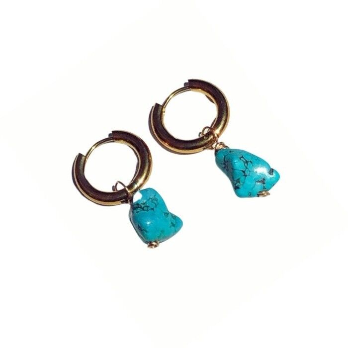 Türkisfarbene Huggies - Roségold