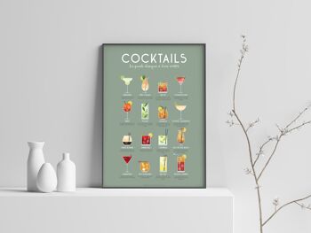 Affiche Cocktails : 16 Recettes incontournables 4