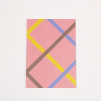 Ribbon Grid | Pink