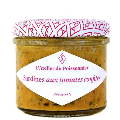 SARDINE RILLETTES WITH CANDIED TOMATOES