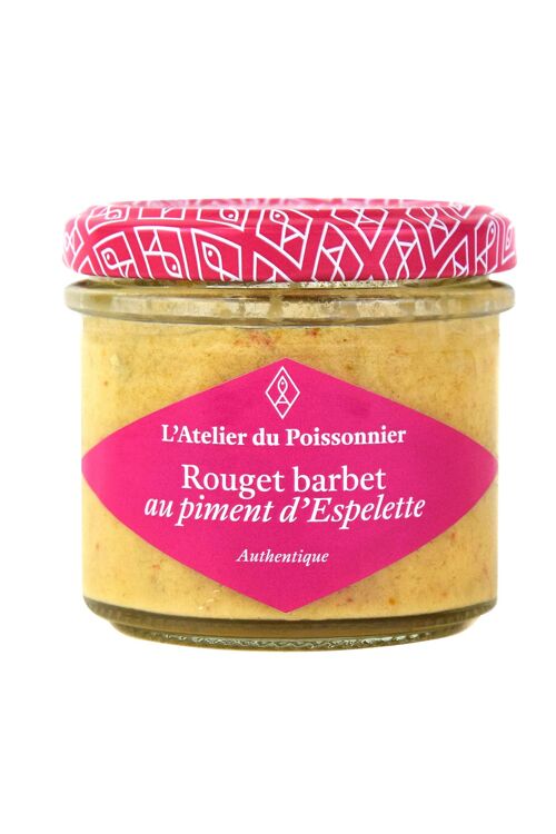 Rillettes de rouget barbet au piment d'espelette