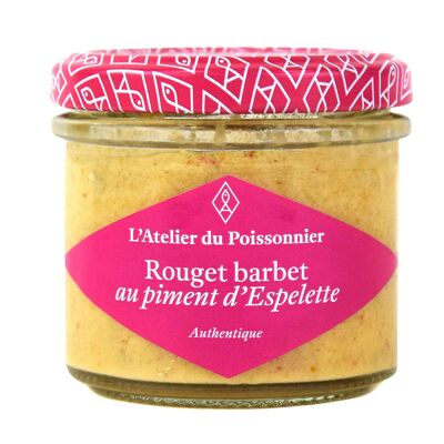 Rillettes de rouget barbet au piment d'espelette