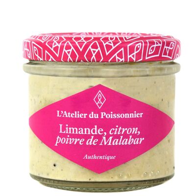 Dab rillettes from the North, lemon, malabar pepper