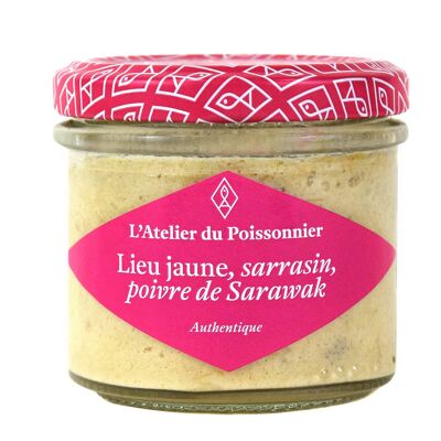 Rillettes de lieu jaune, sarrasin, poivre de sarawak