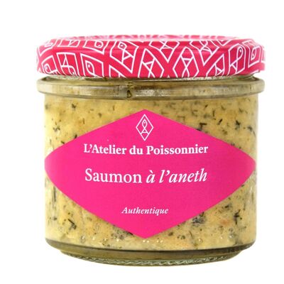 Salmon rillettes with dill