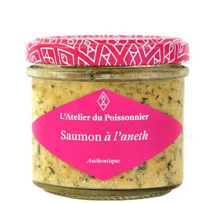 Salmon rillettes with dill
