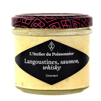 RILLETTES CON STAGNO, SALMONE, WHISKY