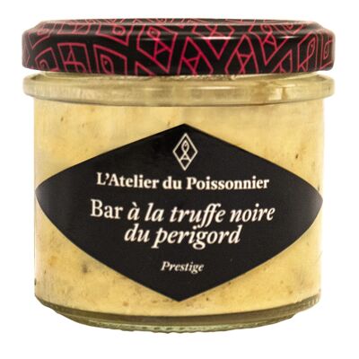 Rillettes de lubina con trufa negra del Périgord